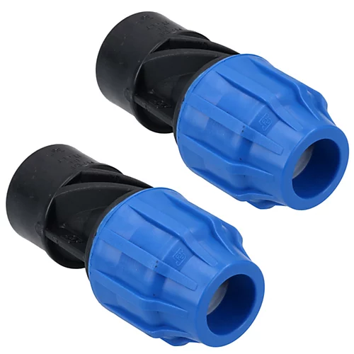 20mm X 3/4" MDPE Female Adapter Compression Coupling Fitting Water Pipe 2PK 3 20mm X 3/4" MDPE Female Adapter Compression Coupling Fitting Water Pipe 2PK