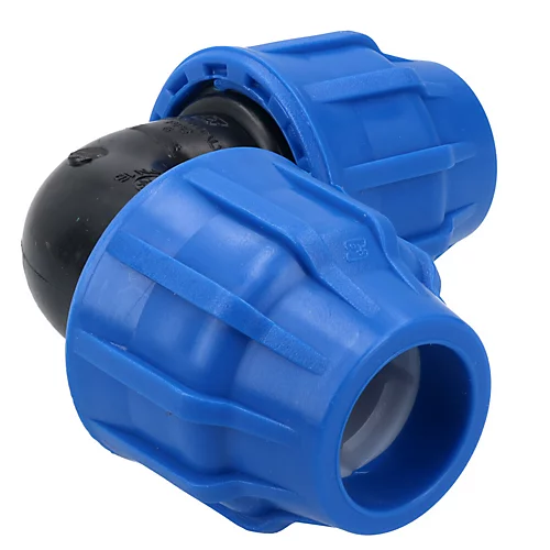 25 X 25mm MDPE Elbow 90 Degree Compression Coupling Fitting Connector 10PK 5 25 X 25mm MDPE Elbow 90 Degree Compression Coupling Fitting Connector 10PK - Image 3