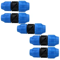 25mm X 20mm MDPE Reducing Coupler Pipe Union Cold Water System Fitting 5PK