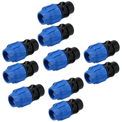 25mm X 3/4" MDPE Female Adapter Compression Coupling Fitting Water Pipe 10PK 3 25mm X 3/4" MDPE Female Adapter Compression Coupling Fitting Water Pipe 10PK