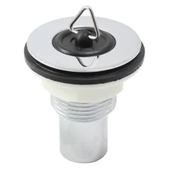 3/4" Sink Waste With Plug - Chrome On Brass Caravan Camper Motorhome Boat Waste