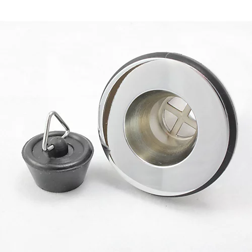 3/4" Sink Waste With Plug - Chrome On Brass Caravan Camper Motorhome Boat Waste 5 3/4" Sink Waste With Plug - Chrome On Brass Caravan Camper Motorhome Boat Waste - Image 3