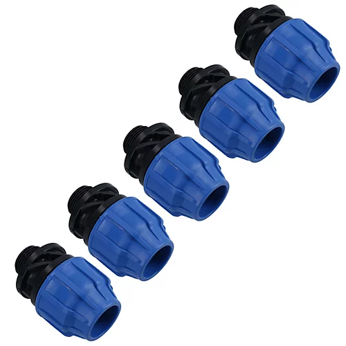 32mm X 1" MDPE Male Adapter Compression Coupling Fitting Water Pipe 5PK 3 32mm X 1" MDPE Male Adapter Compression Coupling Fitting Water Pipe 5PK
