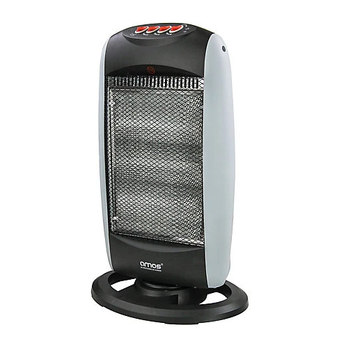 AMOS Halogen Heater Oscillation Function With 3 Heat Settings 400W - 1200W 3 AMOS Halogen Heater Oscillation Function With 3 Heat Settings 400W - 1200W