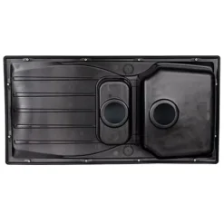 Astracast Sierra 1.5 Bowl Reversible Black Kitchen Sink With Basket Waste Kit 9 Astracast Sierra 1.5 Bowl Reversible Black Kitchen Sink With Basket Waste Kit -Klim Heating Shop astracast sierra 1 5 bowl reversible black kitchen sink with basket waste kit5016182915907 04c MP