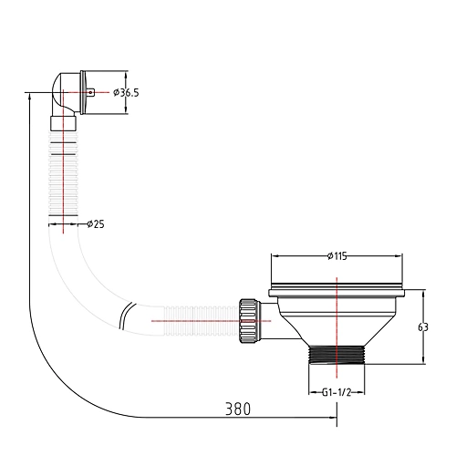 Basket Strainer Waste Round Overflow Stainless Steel 4 Basket Strainer Waste Round Overflow Stainless Steel - Image 2