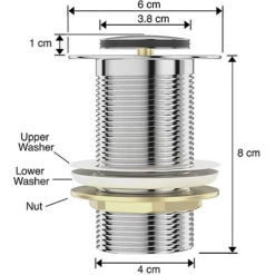 BELOFAY Pop Up Basin Waste UnSlotted Click Clack Bathroom Sink Plug In Chrome Finish - Modern Sink Waste Kit With Overflows 7 BELOFAY Pop Up Basin Waste UnSlotted Click Clack Bathroom Sink Plug In Chrome Finish - Modern Sink Waste Kit With Overflows -Klim Heating Shop belofay pop up basin waste unslotted click clack bathroom sink plug in chrome finish modern sink waste kit with overflows5060946198044 02c MP