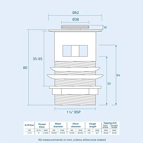 Black Basin Sink Waste Plug Slotted Click Clack Pop Up Clicker Push Button 4 Black Basin Sink Waste Plug Slotted Click Clack Pop Up Clicker Push Button - Image 2