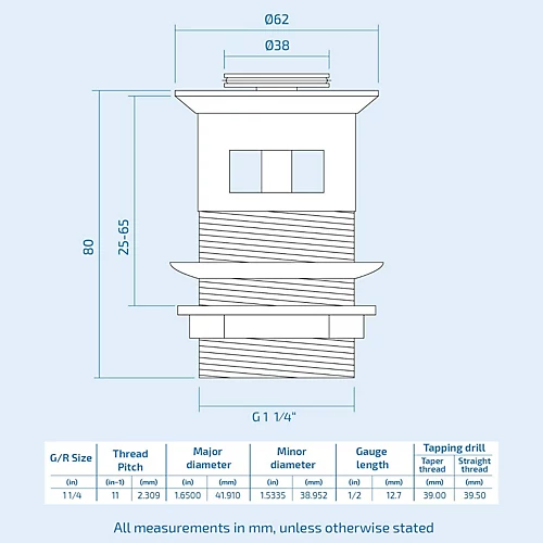 Black Basin Sink Waste Plug Unslotted Click Clack Pop Up Clicker Push Button 4 Black Basin Sink Waste Plug Unslotted Click Clack Pop Up Clicker Push Button - Image 2