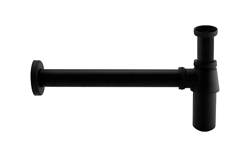 Black Bottle Trap Waste Bathroom Basin Sink Pipe Adjustable Height & Outlet 6 Black Bottle Trap Waste Bathroom Basin Sink Pipe Adjustable Height & Outlet - Image 4