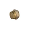 Brass Compression Stop End (Dia)22mm, Pack Of 10 -Klim Heating Shop brass compression stop end dia 22mm pack of 1005316830 01c bq