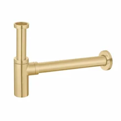 Brushed Brass Full Cover Unslotted Basin Waste & Minimalist Bottle Trap 8 Brushed Brass Full Cover Unslotted Basin Waste & Minimalist Bottle Trap -Klim Heating Shop brushed brass full cover unslotted basin waste minimalist bottle trap5060966975250 03c MP