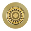 Clearwater 60mm Belfast Kitchen Sink Basket Strainer Waste Gold PVD - WRPG -Klim Heating Shop clearwater 60mm belfast kitchen sink basket strainer waste gold pvd wrpg5060532910241 01c MP