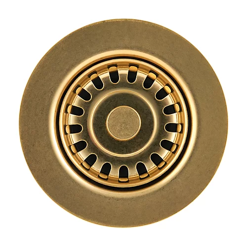 Clearwater Belfast 60mm Kitchen Sink Basket Strainer Waste Artisan Brass PVD - WRPAB 3 Clearwater Belfast 60mm Kitchen Sink Basket Strainer Waste Artisan Brass PVD - WRPAB