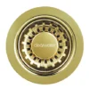 Clearwater Deco 90mm Kitchen Sink Basket Strainer Waste Gold PVD - W90G 1 Clearwater Deco 90mm Kitchen Sink Basket Strainer Waste Gold PVD - W90G -Klim Heating Shop clearwater deco 90mm kitchen sink basket strainer waste gold pvd w90g5060532911804 01c MP