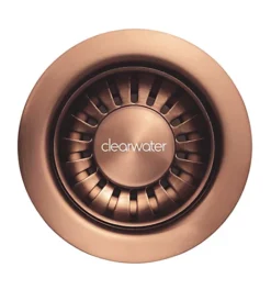 Clearwater Deco 90mm Kitchen Sink Basket Strainer Waste Regency Copper PVD - W90RC