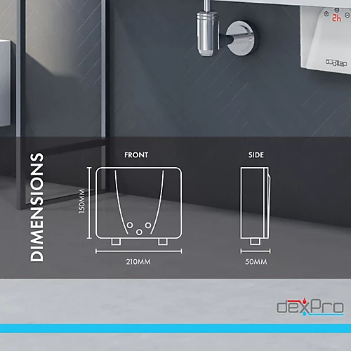 Dexpro 5.5kW Delux Inline Instant Hot Water Heaters 5 Dexpro 5.5kW Delux Inline Instant Hot Water Heaters - Image 3