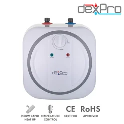 Dexpro Unvented Water Heater: 6 Litre Capacity -Klim Heating Shop dexpro unvented water heater 6 litre capacity0604220226860 03c MP