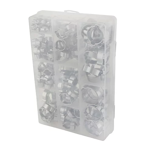 Double Ear Pipe Tube Clips Clamps Hose Fuel Clamp Hydraulic Hose 175pcs 4 Double Ear Pipe Tube Clips Clamps Hose Fuel Clamp Hydraulic Hose 175pcs - Image 2