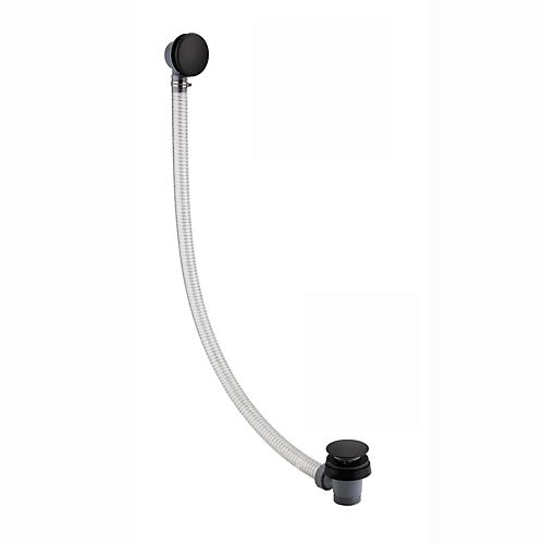 ENKI, W35, 1.5 Inch Matte Black Bath Waste With Overflow, Sturdy Plastic Pipping, Pop Up Waste Connection, Contemporary Design, Po 3 ENKI, W35, 1.5 Inch Matte Black Bath Waste With Overflow, Sturdy Plastic Pipping, Pop Up Waste Connection, Contemporary Design, Po