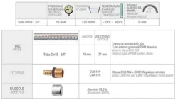 Flexitaly 70cm Large Bore 3/4 X 3/4 Inch Flexible Hose Pipe Pump Water Connector Female -Klim Heating Shop flexitaly 70cm large bore 3 4 x 3 4 inch flexible hose pipe pump water connector female0642896613454 03c MP