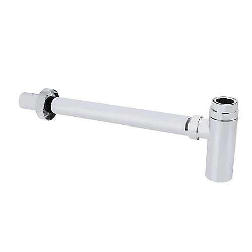 Flomasta Chrome-plated Adjustable Height Bottle Basin Trap 3 Flomasta Chrome-plated Adjustable Height Bottle Basin Trap