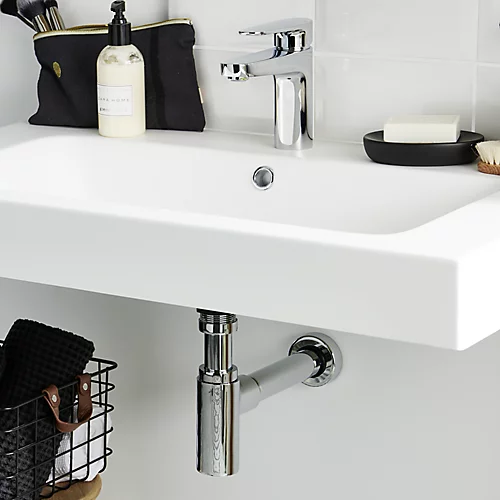 Flomasta Chrome-plated Adjustable Height Bottle Basin Trap 4 Flomasta Chrome-plated Adjustable Height Bottle Basin Trap - Image 2