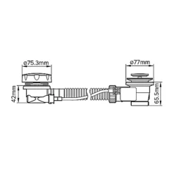 Flomasta Chrome-plated Unslotted Bath Waste - (Dia)52mm 5 Flomasta Chrome-plated Unslotted Bath Waste - (Dia)52mm -Klim Heating Shop flomasta chrome plated unslotted bath waste dia 52mm5059340065014 01t