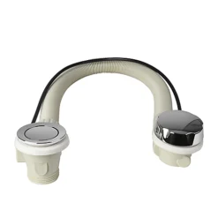 Flomasta Chrome-plated Unslotted Bath Waste - (Dia)52mm