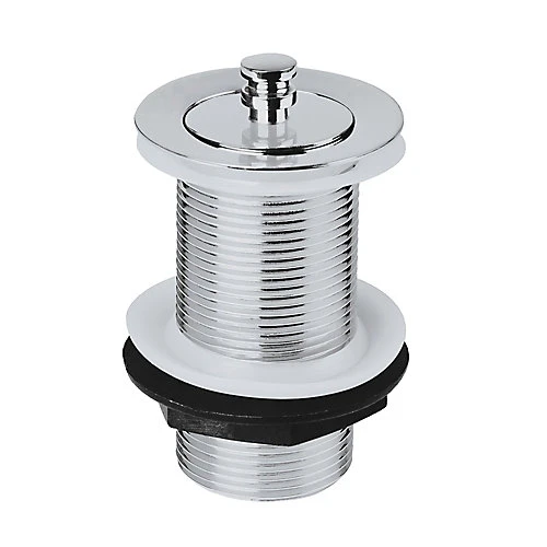 Flomasta Chrome-plated Unslotted Captive Basin Waste - (Dia)46mm 3 Flomasta Chrome-plated Unslotted Captive Basin Waste - (Dia)46mm