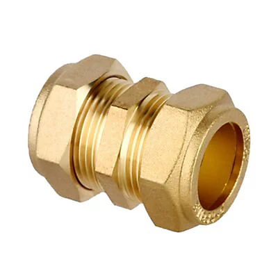 Flomasta Compression Fitting Compression Straight Equal Coupler (Dia)22mm 22mm, Pack Of 10 3 Flomasta Compression Fitting Compression Straight Equal Coupler (Dia)22mm 22mm, Pack Of 10