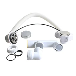 Flomasta Waste Bath Waste & Trap Kit (Dia)70mm - White 6 Flomasta Waste Bath Waste & Trap Kit (Dia)70mm - White -Klim Heating Shop flomasta waste bath waste trap kit dia 70mm white5059340065045 07c