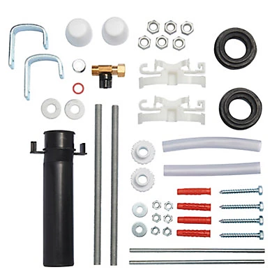 GoodHome Zagar Grey Wall-mounted Frame & Concealed Cistern 4 GoodHome Zagar Grey Wall-mounted Frame & Concealed Cistern - Image 2