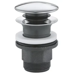 Grohe Chrome-plated Waste Washbasin With Integrated Overflow Waste & Plug - (Dia)31.75mm