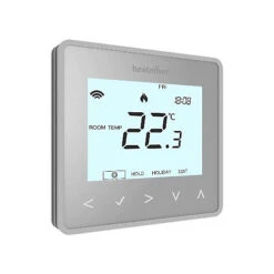 Heatmiser NeoStat V2 Platinum Silver Programmable Thermostat 230V