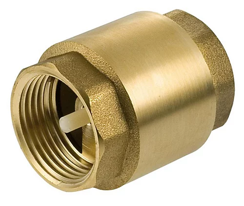 Invena 1 Inch Non-Return Check Valve Female Brass With Plastic Insert 3 Invena 1 Inch Non-Return Check Valve Female Brass With Plastic Insert