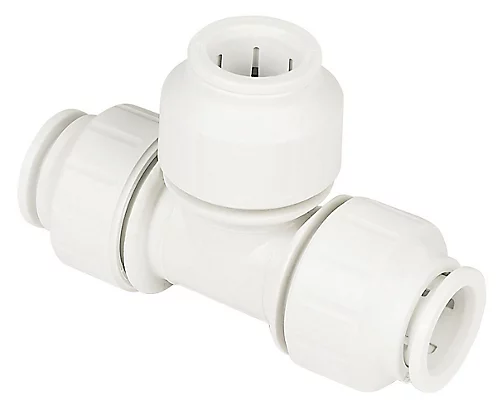 JG Speedfit White Push-fit Equal Pipe Tee (Dia)15mm X 15mm X 15mm, Pack Of 5 3 JG Speedfit White Push-fit Equal Pipe Tee (Dia)15mm X 15mm X 15mm, Pack Of 5
