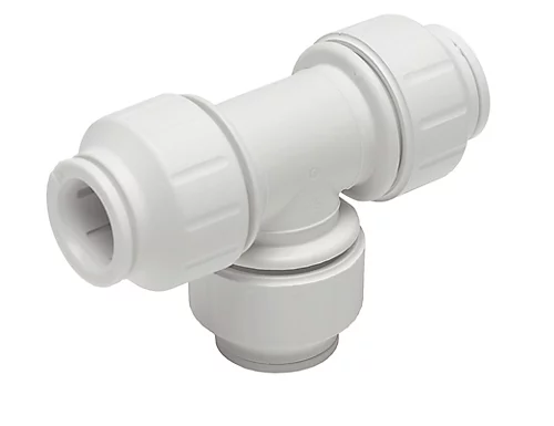JG Speedfit White Push-fit Equal Pipe Tee (Dia)22mm X 22mm X 22mm, Pack Of 5 3 JG Speedfit White Push-fit Equal Pipe Tee (Dia)22mm X 22mm X 22mm, Pack Of 5