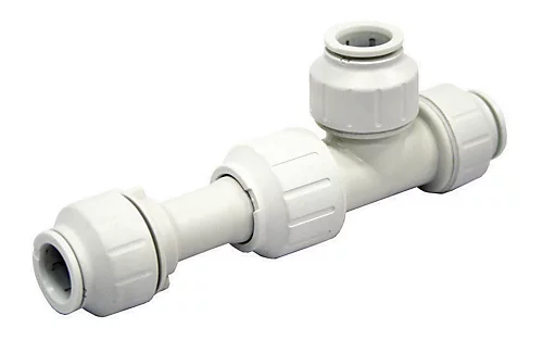 JG Speedfit White Push-fit Pipe Tee (Dia)15mm X 15mm X 15mm 3 JG Speedfit White Push-fit Pipe Tee (Dia)15mm X 15mm X 15mm