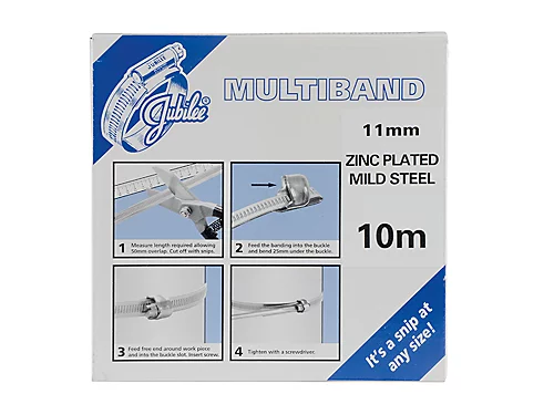Jubilee MB1701 Multiband Mild Steel 11mm 10m Pack JUB1701 4 Jubilee MB1701 Multiband Mild Steel 11mm 10m Pack JUB1701 - Image 2