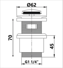 Kerra Slotted Button Waste Basin Plug Sink Click Clack Retro Bathroom Antique Brass 5 Kerra Slotted Button Waste Basin Plug Sink Click Clack Retro Bathroom Antique Brass -Klim Heating Shop kerra slotted button waste basin plug sink click clack retro bathroom antique brass5906365578626 02c MP
