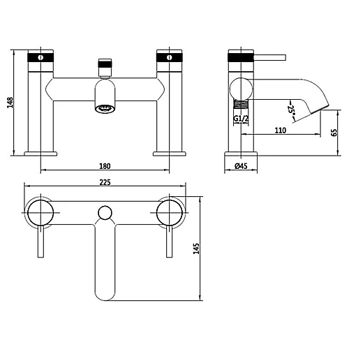 Luxury Chrome Bath Seal Trap For Traditional Exposed Baths 4 Luxury Chrome Bath Seal Trap For Traditional Exposed Baths - Image 2