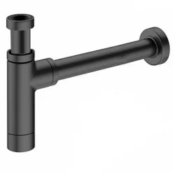 Matt Black Bottle Trap Basin/Sink Waste Adjustable Brass Extension Pipe Tube