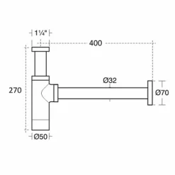 Matt Black Bottle Trap Basin/Sink Waste Adjustable Brass Extension Pipe Tube 7 Matt Black Bottle Trap Basin/Sink Waste Adjustable Brass Extension Pipe Tube -Klim Heating Shop matt black bottle trap basin sink waste adjustable brass extension pipe tube5060966971061 03c MP