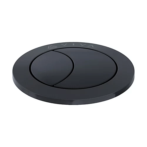 Matt Black Dual Flush Toilet Push Button For Cable Operated Cisterns 4 Matt Black Dual Flush Toilet Push Button For Cable Operated Cisterns - Image 2