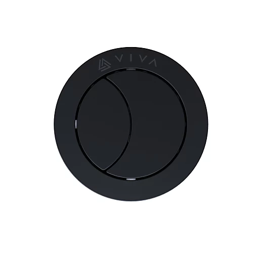 Matt Black Dual Flush Toilet Push Button For Cable Operated Cisterns 5 Matt Black Dual Flush Toilet Push Button For Cable Operated Cisterns - Image 3