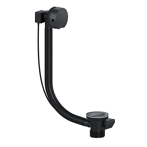 Matt Black Pop-Up Combination Bath Waste 3 Matt Black Pop-Up Combination Bath Waste