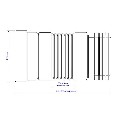 McAlpine Flexible Pan Connector (Dia)107mm 4 McAlpine Flexible Pan Connector (Dia)107mm - Image 2