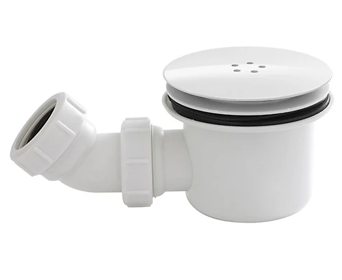 Pearlstone Shower Tray Mega Flow Waste - White - Balterley 3 Pearlstone Shower Tray Mega Flow Waste - White - Balterley