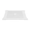 Pearlstone Slimline Shower Tray Grill Waste - White - Balterley